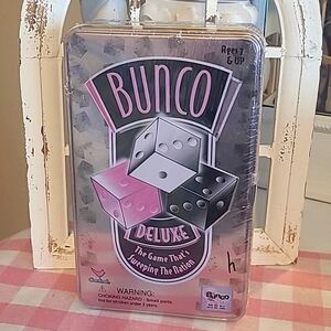 BUNCO DELUXE GAME SET BREAST CANCER EDITION